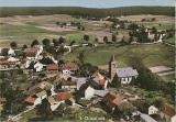 Bellefontaine - Vue panoramique aérienne colorisée